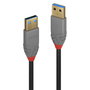 Lindy Cable USB 3.2 Type A a Type A, 3m, 5Gbps, Anthra Line