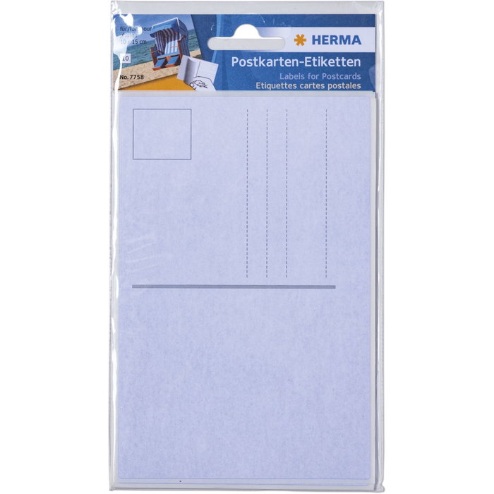 Herma Etiquetas para postales blanco 95x145, 10 uds Herma Etiquetas para postales blanco 95x145, 10 uds