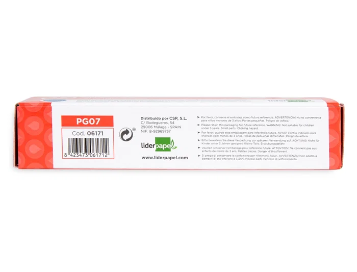 Liderpapel Pegamento Universal Transparente 35 ml para Cartón, Porcelana, Madera, Vidrio, Metal y Más