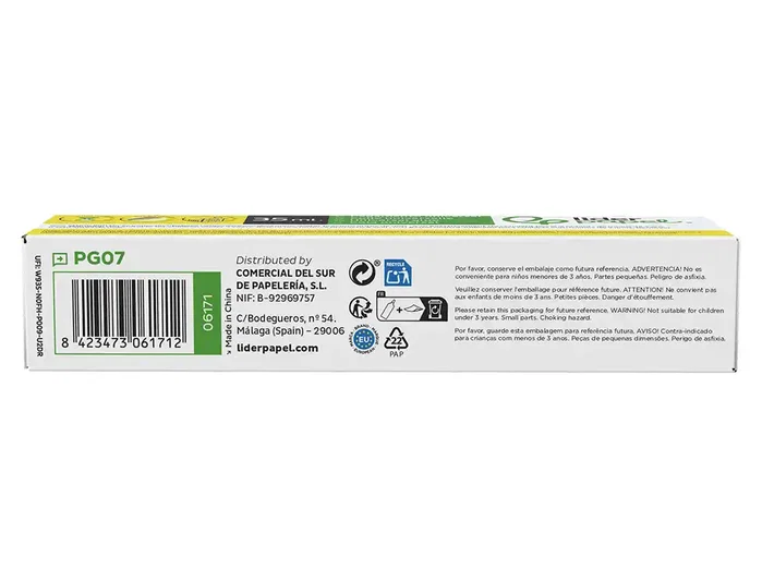 Liderpapel Pegamento Universal Transparente 35 ml para Cartón, Porcelana, Madera, Vidrio, Metal y Más