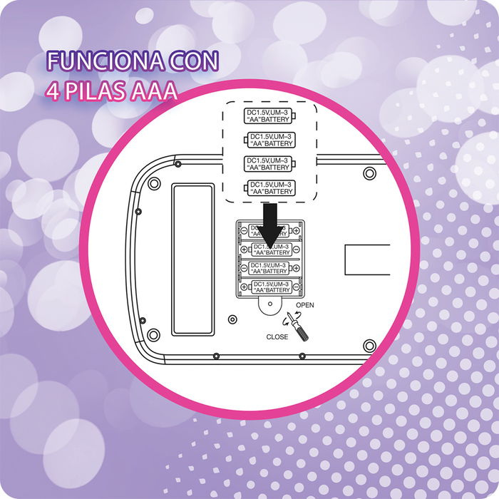 DEQUBE Teclado Electrónico con Taburete, 37 Teclas, Aprendizaje con Luces, +3 Años