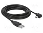 DeLOCK 82684 Cable USB 2.0 de 5 m con conector Mini-USB B angular