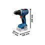 Bosch Professional GSR 18V-65 Taladro Atornillador Inalámbrico con 2 Baterías 4.0Ah, Cargador y 82 Accesorios
