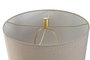 DKD Home Decor Lámpara Sobremesa Beige Dorado 35 x 64 x 35 cm