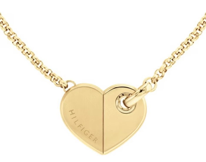 Tommy Hilfiger Collar Dorado de Acero Inoxidable 45cm