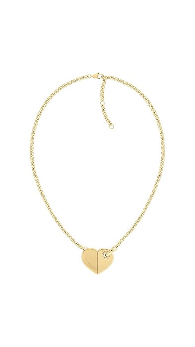 Tommy Hilfiger Collar Dorado de Acero Inoxidable 45cm
