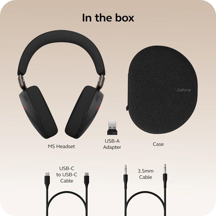 Jabra Evolve3 85 MS + Link 390a Negro Jabra Evolve3 85 MS + Link 390a Negro