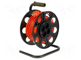 JONEX Prolongador de alimentación H05VV-F 3G1,5mm2 25m Naranja