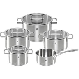 Zwilling Vitality Set de cocina de acero inoxidable de 5 piezas, Plata