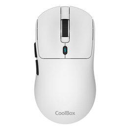 COOLBOX Ratón Inalámbrico W03 10.000 DPI Ultraligero Blanco