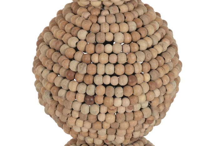 DKD Home Decor Lámpara de Pie Madera y Metal Marrón