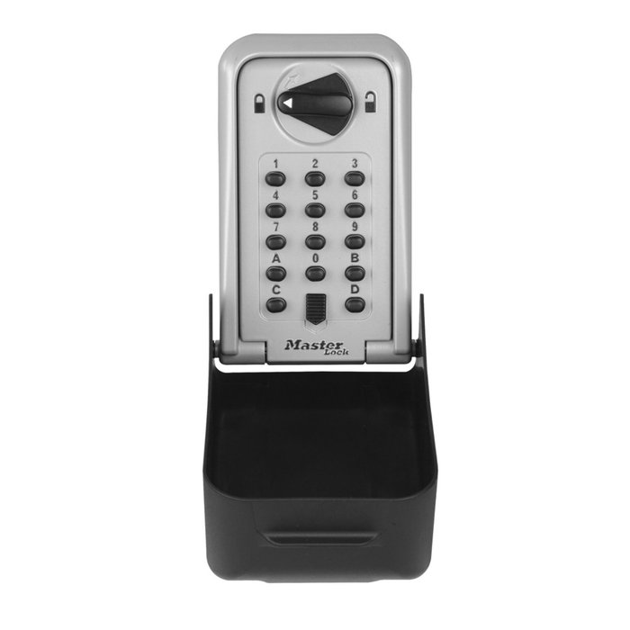 Master Lock 5426EURD Caja de llaves con combinación numérica y kit de montaje