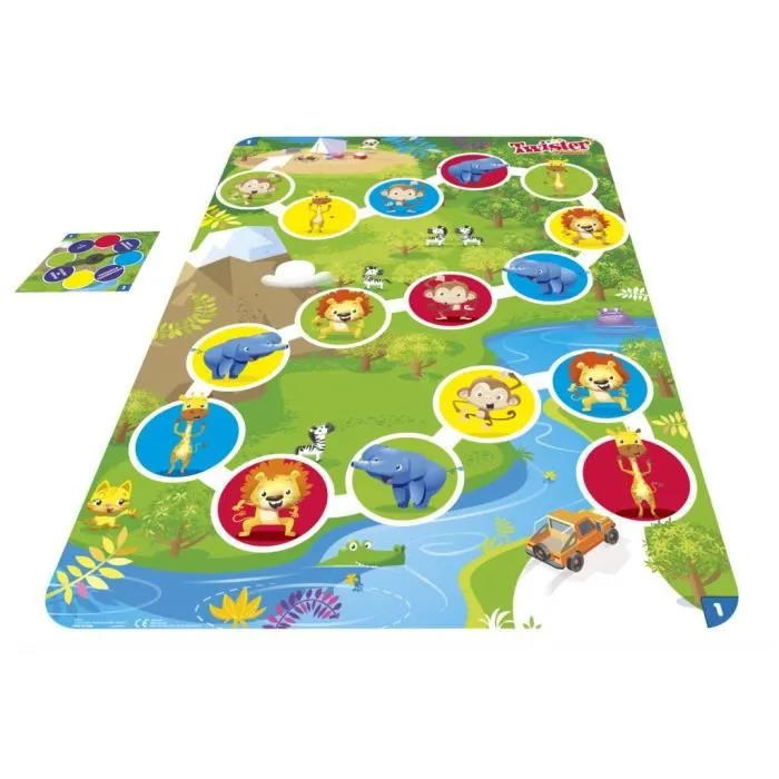 Hasbro Gaming HAS5010994209117 Twister Junior Alfombra Reversible 2 en 1 Juego de Mesa Evolutivo para Niños