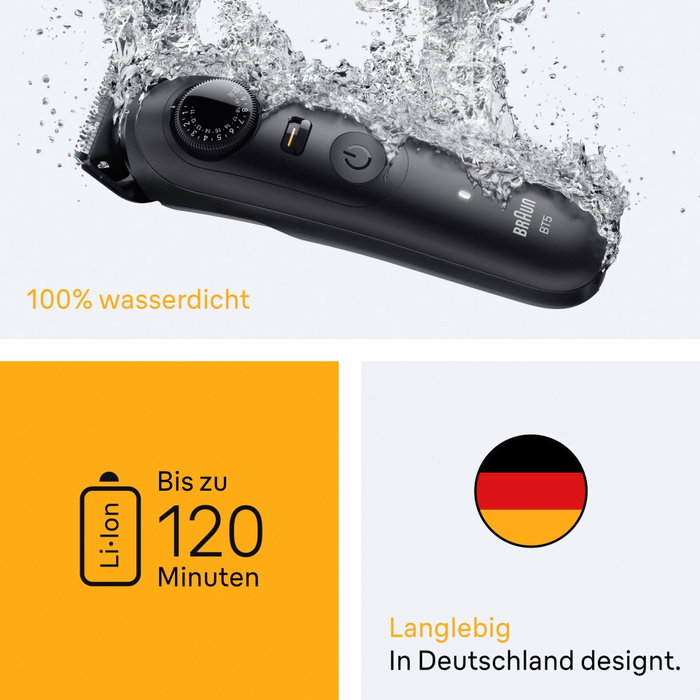 Braun BeardTrimmer 9 BT5520 Negro