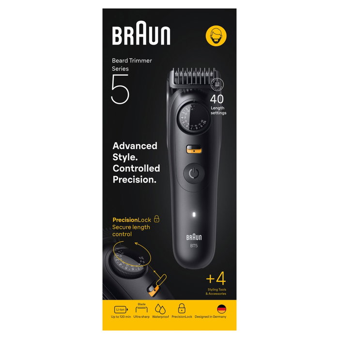 Braun BeardTrimmer 9 BT5520 Negro