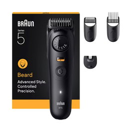 Braun BT5520 Series 5 Beard Trimmer Recortador de Barba Negro 40 Longitudes Inalámbrico