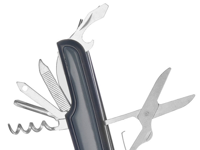 Kinvara Navaja Multiuso 9 cm x 1.5 cm x 2 cm Nero (Set de 24)