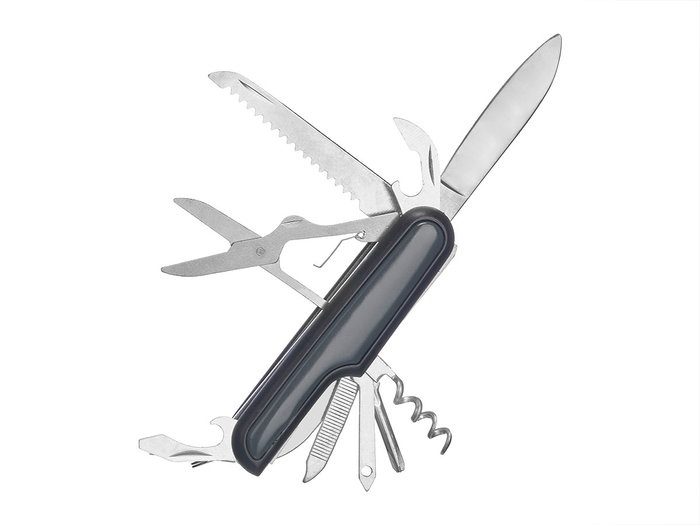 Kinvara Navaja Multiuso 9 cm x 1.5 cm x 2 cm Nero (Set de 24)