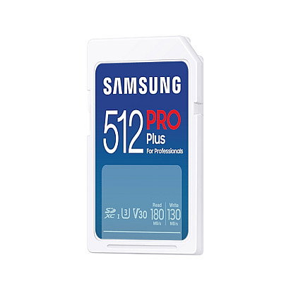 Samsung PRO Plus MB-SD512SB/WW Tarjeta de Memoria SDXC 512 GB, UHS-I, Clase 3 (U3), V30, Lectura 180 MB/s, Escritura 130 MB/s, Blanca, Resistente Agua Golpes X-Ray 2023