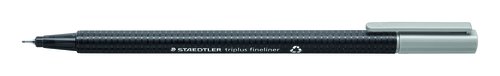 STAEDTLER Triplus Fineliner Gris Plata (Set de 10) STAEDTLER Triplus Fineliner Gris Plata (Set de 10)