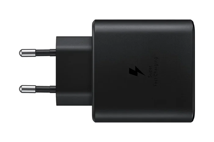 Samsung EP-TA845 - Cargador rápido USB-C 45W (21V) con tecnología Quick Charge 2.0 para smartphone, color negro