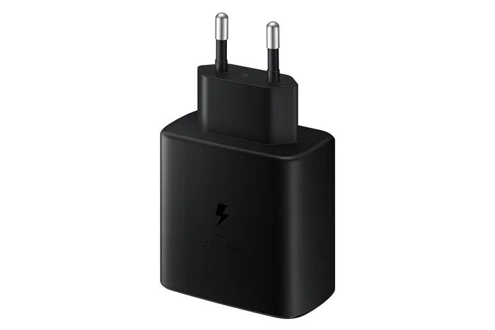 Samsung EP-TA845 - Cargador rápido USB-C 45W (21V) con tecnología Quick Charge 2.0 para smartphone, color negro
