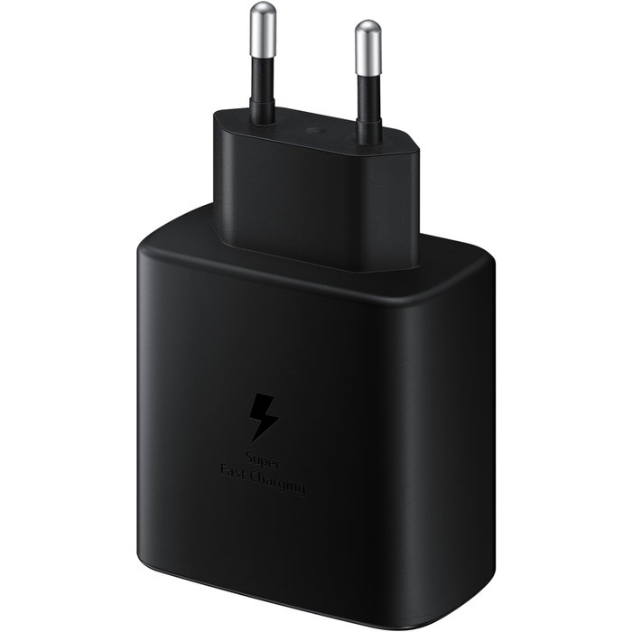 Samsung Cargador Rápido 45W EP-TA845XBEGWW con Cable USB Tipo-C, Carga Super Rápida para Teléfonos y Tablets Samsung Compatibles