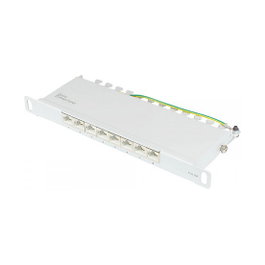 GoodConnections Patchpanel 10 Cat. 6A 8 Puertos RJ45 GC-N0129 Gris