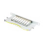 GoodConnections Patchpanel 10 Cat. 6A 8 Puertos RJ45 GC-N0129 Gris