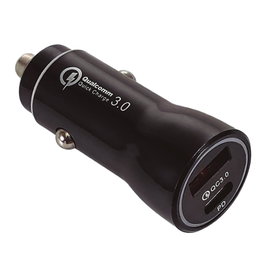 GSC Evolution Cargador Coche USB C + A QC 3.0