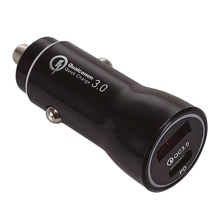 GSC Evolution Cargador Coche USB C + A QC 3.0 GSC Evolution Cargador Coche USB C + A QC 3.0