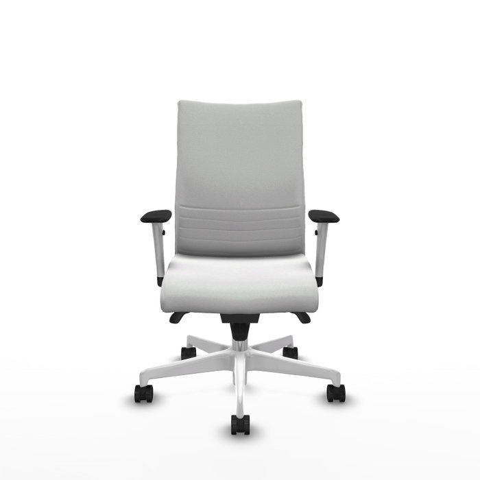 PIQUERAS Y CRESPO Silla Albacete confidente blanca con mecanismo Sincro y brazos 1D PIQUERAS Y CRESPO Silla Albacete confidente blanca con mecanismo Sincro y brazos 1D