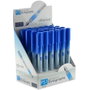 OFFICE BOX PS1 Pluma Estilográfica Desechable con Tinta Azul, Pack de 24 Unidades