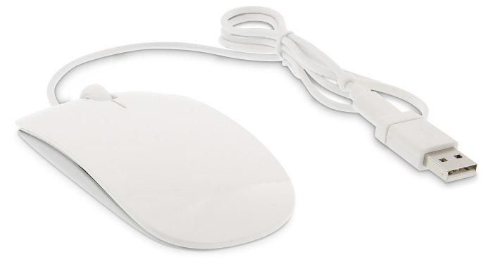 LMP Ratón USB-C y USB-A Óptico 1600 dpi 11 x 5.7 x 2.3 cm