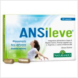 NATURANDO Ansileve - Complemento Alimenticio Ansiolítico Natural con Melisa, Rhodiola y Griffonia 5-HTP, L-Arginina, Vitamina B6 - 30 Cápsulas