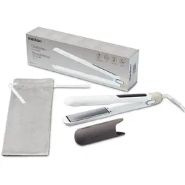 Medion Plancha de Pelo MD19925 - 56 W, 5 Programas, 165-210 °C, Pantalla LED, Color Blanco