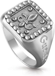 GUESS Anillo UMR70004-64 de Acero Inoxidable