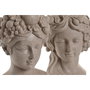 DKD Home Decor Pack de 2 Maceteros de Resina Beige 18x20x29 cm