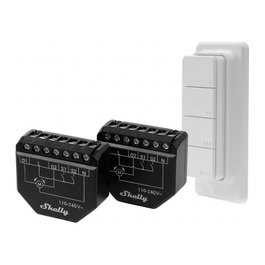 Shelly Shutter x2 + BLU RC Button 4 Pack
