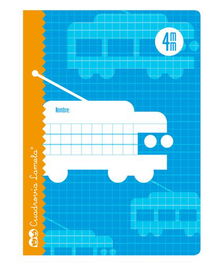 Lamela Libreta Grapada 30H 4º Cuadrovia 4 Mm (Set de 15)