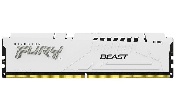 Kingston FURY Beast 32GB (2x16GB) DDR5 6000MT/s CL30 DIMM White EXPO Kingston FURY Beast 32GB (2x16GB) DDR5 6000MT/s CL30 DIMM White EXPO