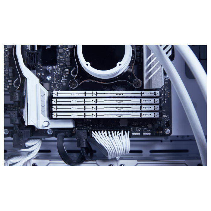 Kingston FURY Beast 32GB (2x16GB) DDR5 6000MT/s CL30 DIMM White EXPO Kingston FURY Beast 32GB (2x16GB) DDR5 6000MT/s CL30 DIMM White EXPO