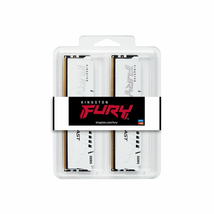 Kingston FURY Beast 32GB (2x16GB) DDR5 6000MT/s CL30 DIMM White EXPO Kingston FURY Beast 32GB (2x16GB) DDR5 6000MT/s CL30 DIMM White EXPO