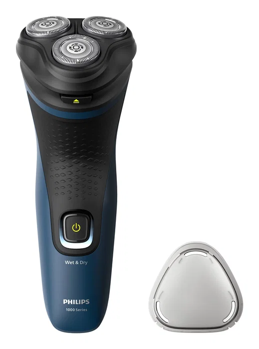 Philips S1151/00 Afeitadora Rotatoria Wet & Dry Negro y Azul Philips S1151/00 Afeitadora Rotatoria Wet & Dry Negro y Azul