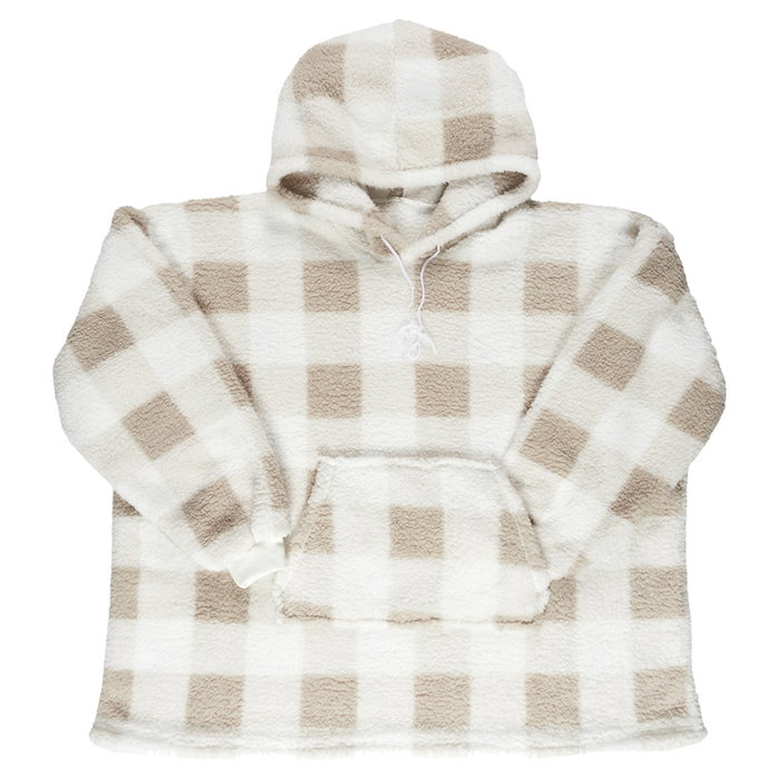 Home Deco Factory Sudadera Con Capucha Cuadros Poliéster