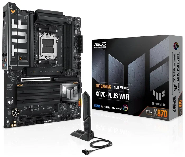 Asus TUF GAMING X870-PLUS WIFI con Socket AM5 y DDR5 Asus TUF GAMING X870-PLUS WIFI con Socket AM5 y DDR5