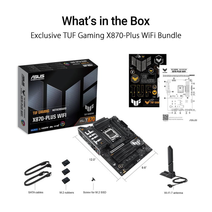 Asus TUF GAMING X870-PLUS WIFI con Socket AM5 y DDR5 Asus TUF GAMING X870-PLUS WIFI con Socket AM5 y DDR5