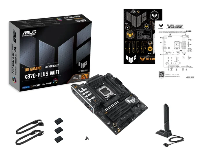 Asus TUF GAMING X870-PLUS WIFI con Socket AM5 y DDR5 Asus TUF GAMING X870-PLUS WIFI con Socket AM5 y DDR5