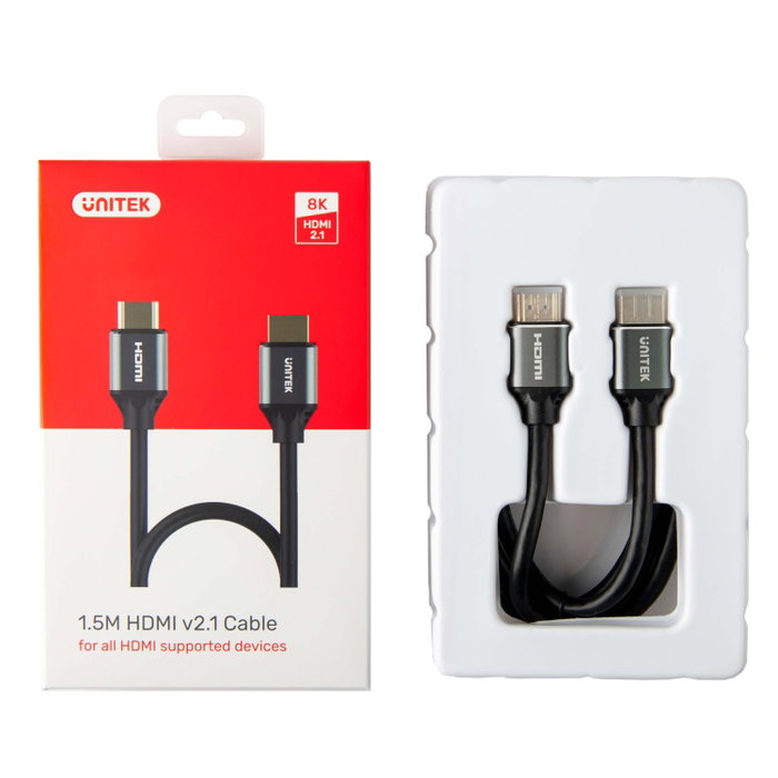 Unitek Cable HDMI 2.1 1.5m