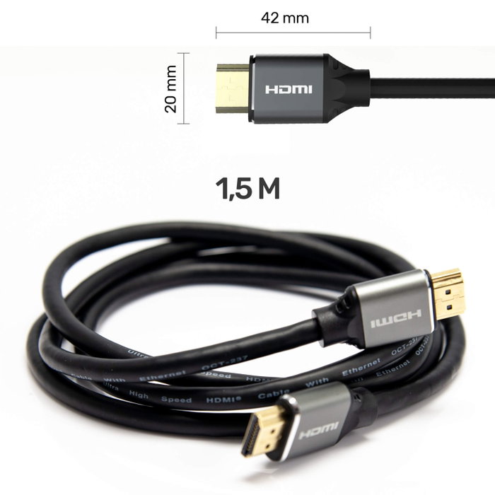 Unitek Cable HDMI 2.1 1.5m